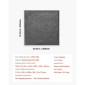 Βήμα κήπου VEVOR, 16 τμχ 39,5x39,5 cm, Διακοσμητικές πέτρες με πασσάλους, ανθεκτικές στις καιρικές συνθήκες Πλαστικές πλακόστρωτες μονοπατιών, λεία επιφάνεια, Υπαίθριος διάδρομος για γκαζόν τοπίο, γκρι