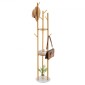 VEVOR Coat Rack Freestanding Coat Rack Stand with Quartz Stone Base & 9 Hooks