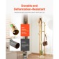 VEVOR Coat Rack Freestanding Coat Rack Stand with Quartz Stone Base & 9 Hooks