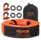 VEVOR Heavy Duty Tow Strap Recovery Kit 76,2 mm x 9,1 m (MBS-16329 kg) Ιμάντας βαρούλκου Tree Saver, Τριπλός ενισχυμένος βρόχος & προστατευτικά μανίκια & τσάντα αποθήκευσης, δεσμίδες D-ring 19 mm, για Truck Jeep SUV ATV
