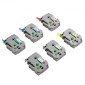 Ταινία VEVOR Label Maker, 6 Pack, 0,47 in / 12 mm Ανταλλακτικά έγχρωμου ετικετογράφου Συμβατά για διάφορους τύπους Brother P-Touch, Αντικατάσταση για Letra Tag TZe-131 TZe-231 TZe-431 TZe-531 TZe-6731 TZe