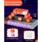 VEVOR Magnetic Blocks, 100 PCS Dark Castle Set, Magnetic Building Cubes for Children, STEM Montessori Sensory Toys για Χριστουγεννιάτικο δώρο γενεθλίων, Κατασκευαστικό παιχνίδι στοίβαξης για αγόρια και κορίτσια 3+ ετών