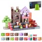 VEVOR Magnetic Blocks, 100 PCS Dark Castle Set, Magnetic Building Cubes for Children, STEM Montessori Sensory Toys για Χριστουγεννιάτικο δώρο γενεθλίων, Κατασκευαστικό παιχνίδι στοίβαξης για αγόρια και κορίτσια 3+ ετών