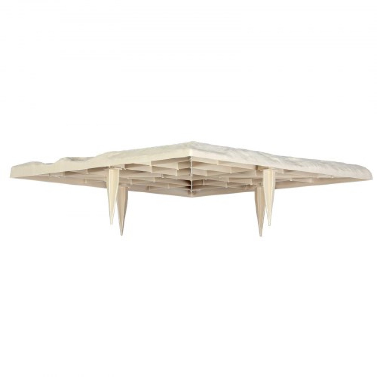 Βήμα κήπου VEVOR, 8 τμχ 39,5x39,5 cm, Διακοσμητικές πέτρες με πασσάλους, ανθεκτικές στις καιρικές συνθήκες Πλαστικές πλακόστρωτες μονοπατιών, λεία επιφάνεια, εξωτερικός διάδρομος για γκαζόν τοπίο, Μπεζ