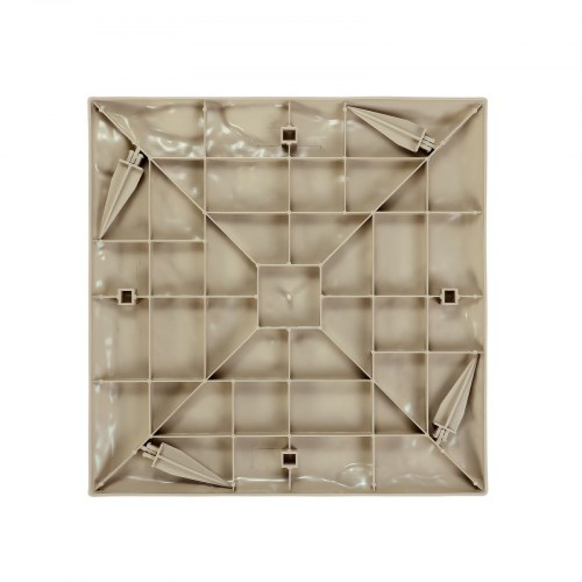 Βήμα κήπου VEVOR, 8 τμχ 39,5x39,5 cm, Διακοσμητικές πέτρες με πασσάλους, ανθεκτικές στις καιρικές συνθήκες Πλαστικές πλακόστρωτες μονοπατιών, λεία επιφάνεια, εξωτερικός διάδρομος για γκαζόν τοπίο, Μπεζ