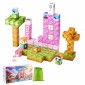 VEVOR Magnetic Blocks, 100 PCS Princess Castle Set, Magnetic Building Cubes for Children, STEM Montessori Sensory Toys για χριστουγεννιάτικο δώρο γενεθλίων, κατασκευαστικό παιχνίδι στοίβαξης για αγόρια και κορίτσια 3+ ετών