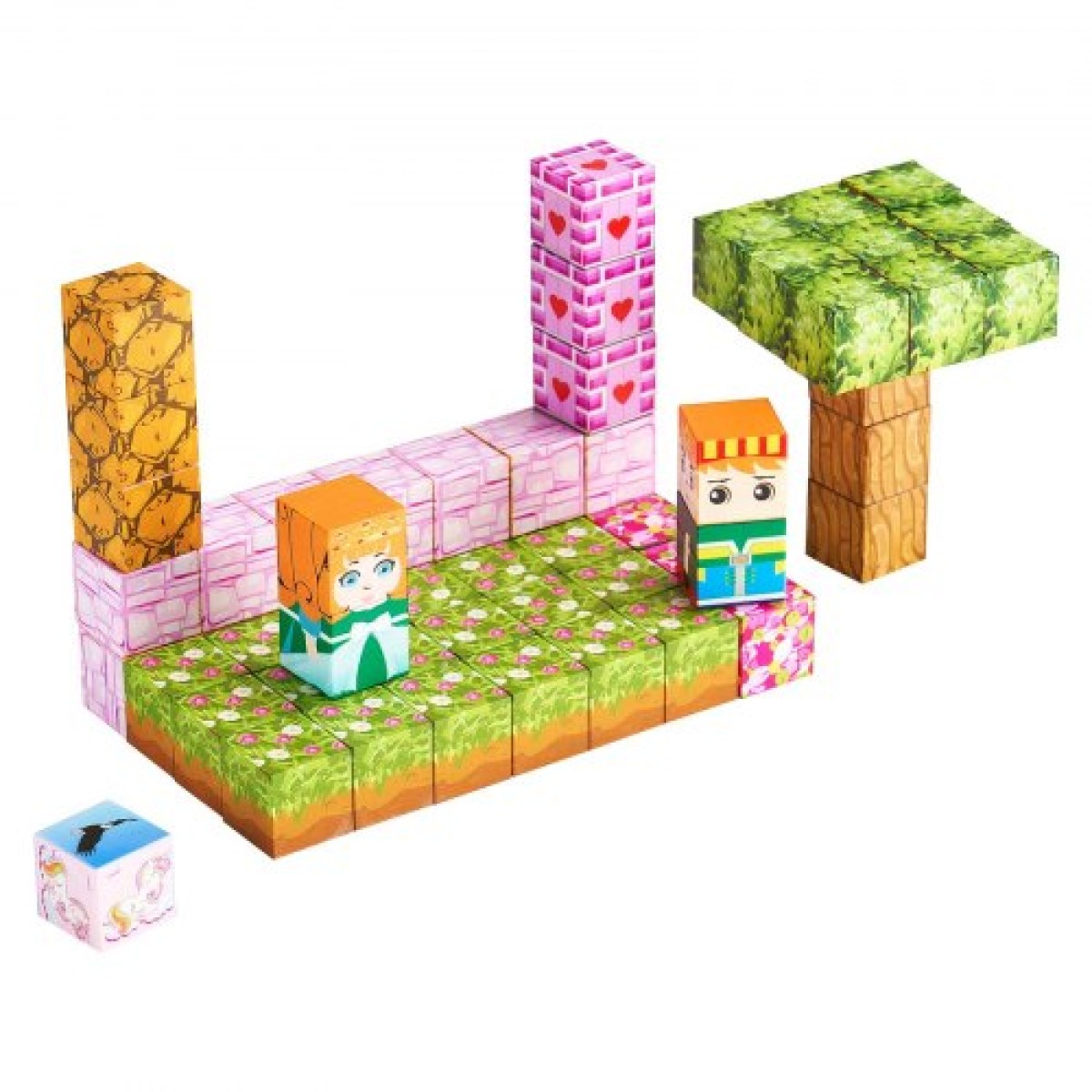 VEVOR Magnetic Blocks, 100 PCS Princess Castle Set, Magnetic Building Cubes for Children, STEM Montessori Sensory Toys για χριστουγεννιάτικο δώρο γενεθλίων, κατασκευαστικό παιχνίδι στοίβαξης για αγόρια και κορίτσια 3+ ετών