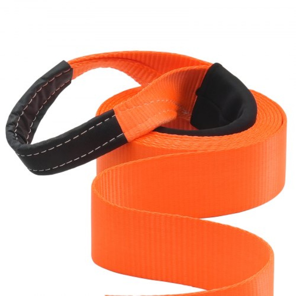 VEVOR Heavy Duty Tow Strap Recovery Kit 76,2 mm x 6,1 m (MBS-16329 kg) Ιμάντας για βαρούλκο Tree Saver, Τριπλός ενισχυμένος βρόχος & προστατευτικά μανίκια & τσάντα αποθήκευσης, δεσμίδες D-ring 19 mm, για Truck Jeep SUV ATV