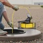 VEVOR Sewer Camera, 50m, Αυτοεπιπεδούμενη Κάμερα Επιθεώρησης Αποχέτευσης με οθόνη 1080P HD, IP68 Αδιάβροχες Φίδι Υδραυλικές Κάμερες με Φώτα - 12 LED & Κάρτα 16GB για Σωλήνα Αγωγού Αποχέτευσης