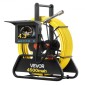 VEVOR Sewer Camera, 50m Drain Inspection Camera, IP68 Waterproof Snake Plumbing Camera with Lights - 6 ρυθμιζόμενα LED, μπαταρία 4500mAh & Κάρτα 16GB για σωλήνες αγωγών αποχέτευσης