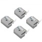 Ταινία VEVOR Label Maker, 4 Pack, 0,47 in / 12 mm Μαύρο σε λευκό Cartridge ετικετών Συμβατό για διάφορους τύπους ετικετών Brother, ανθεκτικό και μακράς διαρκείας, αδιάβροχο, αντικατάσταση για Letra Tag M-K231