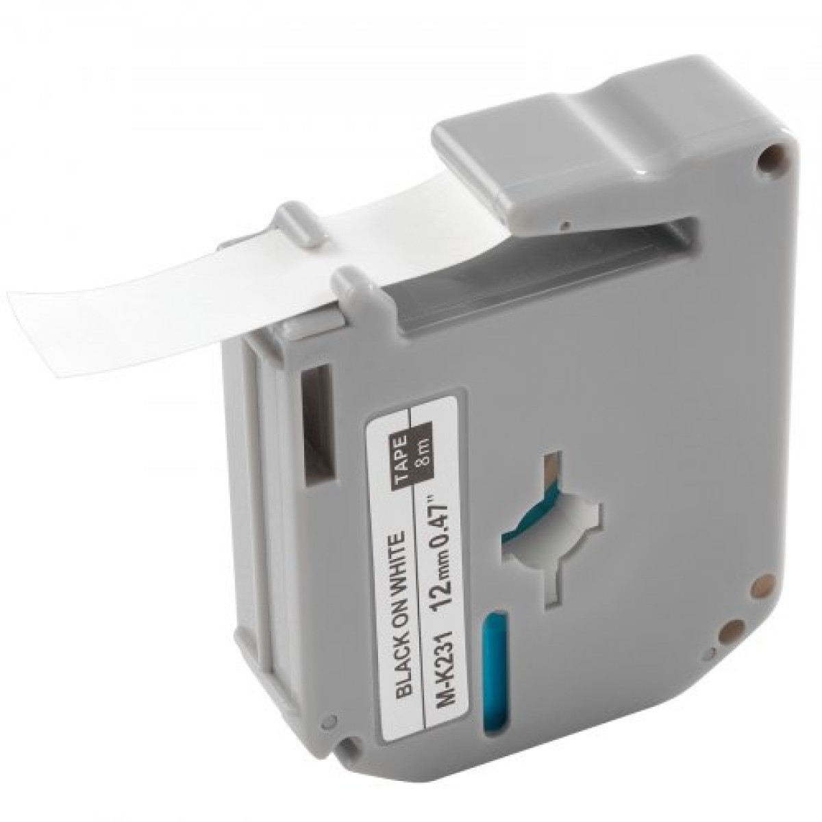 Ταινία VEVOR Label Maker, 4 Pack, 0,47 in / 12 mm Μαύρο σε λευκό Cartridge ετικετών Συμβατό για διάφορους τύπους ετικετών Brother, ανθεκτικό και μακράς διαρκείας, αδιάβροχο, αντικατάσταση για Letra Tag M-K231