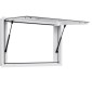 Παράθυρο παραχώρησης VEVOR 92x61 cm, Παράθυρο σέρβις από κράμα αλουμινίου για φορτηγό τροφίμων, παράθυρο σερβιρίσματος με βάση μέχρι 85 μοίρες με 2 συρόμενα παράθυρα, τέντα πόρτα και γάντζο, για ρυμουλκούμενα παραχώρησης