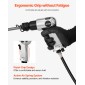 VEVOR Air Hammer, 4500BPM πνευματικό σφυρί με διαδρομή 40mm & 4PCS σμίλη στρογγυλό στέλεχος, ελαφρύ και συμπαγές πεπιεσμένο πεπιεσμένο πεπιεσμένο αεροπλάνο για κοπή διάτρησης απόξεσης