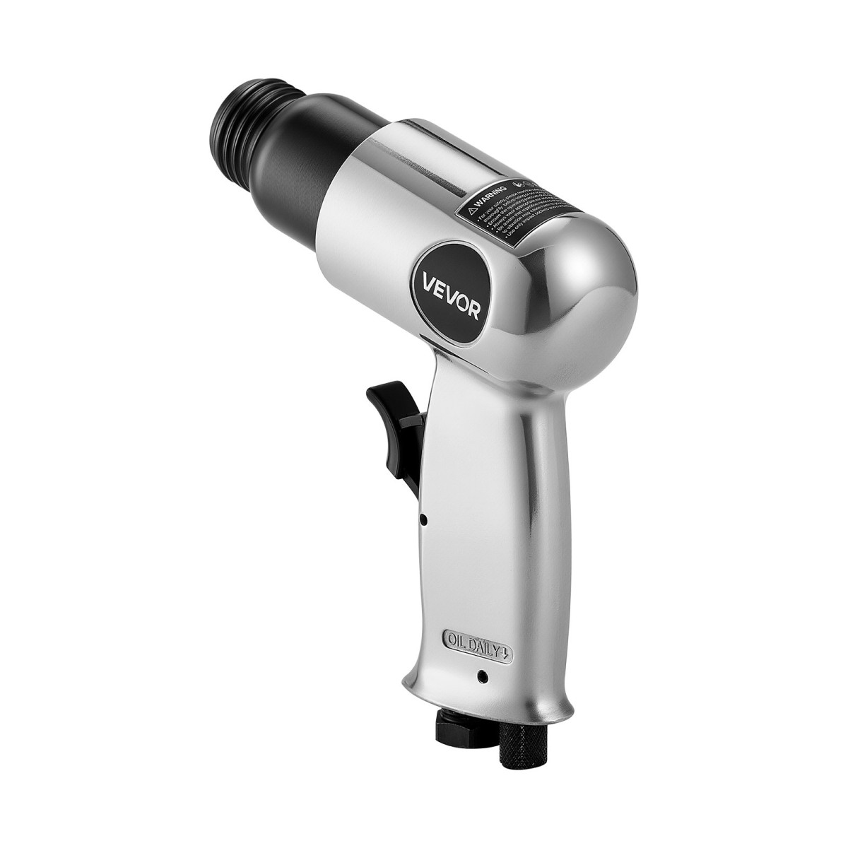 VEVOR Air Hammer, 4500BPM πνευματικό σφυρί με διαδρομή 40mm & 4PCS σμίλη στρογγυλό στέλεχος, ελαφρύ και συμπαγές πεπιεσμένο πεπιεσμένο πεπιεσμένο αεροπλάνο για κοπή διάτρησης απόξεσης