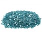 VEVOR Fire Glass, 10 LBS / 4,5 KG Βράχοι τζακιού ανθεκτικοί σε υψηλές θερμοκρασίες, 1/2 ίντσας / 12,7 mm Ανακλαστικός και χωρίς καπνό Firepit Glass Rock, High Luster Stone Landscaping for Fire Pit Table, Aqua Blue
