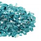 VEVOR Fire Glass, 10 LBS / 4,5 KG Βράχοι τζακιού ανθεκτικοί σε υψηλές θερμοκρασίες, 1/2 ίντσας / 12,7 mm Ανακλαστικός και χωρίς καπνό Firepit Glass Rock, High Luster Stone Landscaping for Fire Pit Table, Aqua Blue