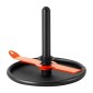 VEVOR Weight Sled, Steel Power Sled, Fitness Strength Training Sleds for Athletic Exercise Improvement Speed, Workout Fitness Equipment with Harness, Συμβατό με πλάκα βάρους 51 mm, πορτοκαλί & μαύρο