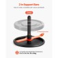 VEVOR Weight Sled, Steel Power Sled, Fitness Strength Training Sleds for Athletic Exercise Improvement Speed, Workout Fitness Equipment with Harness, Συμβατό με πλάκα βάρους 51 mm, πορτοκαλί & μαύρο