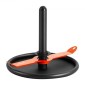 VEVOR Weight Sled, Steel Power Sled, Fitness Strength Training Sleds for Athletic Exercise Improvement Speed, Workout Fitness Equipment with Harness, Συμβατό με πλάκα βάρους 51 mm, πορτοκαλί & μαύρο
