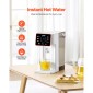 VEVOR Instant Hot Water Dispenser, Countertop Boiling Water Dispenser με ρυθμιζόμενες 6 θερμοκρασίες & 8 όγκους νερού, αφαιρούμενο δοχείο νερού 101oz(3L), Γρήγορη θέρμανση με οθόνη αφής & Παιδική κλειδαριά για το σπίτι
