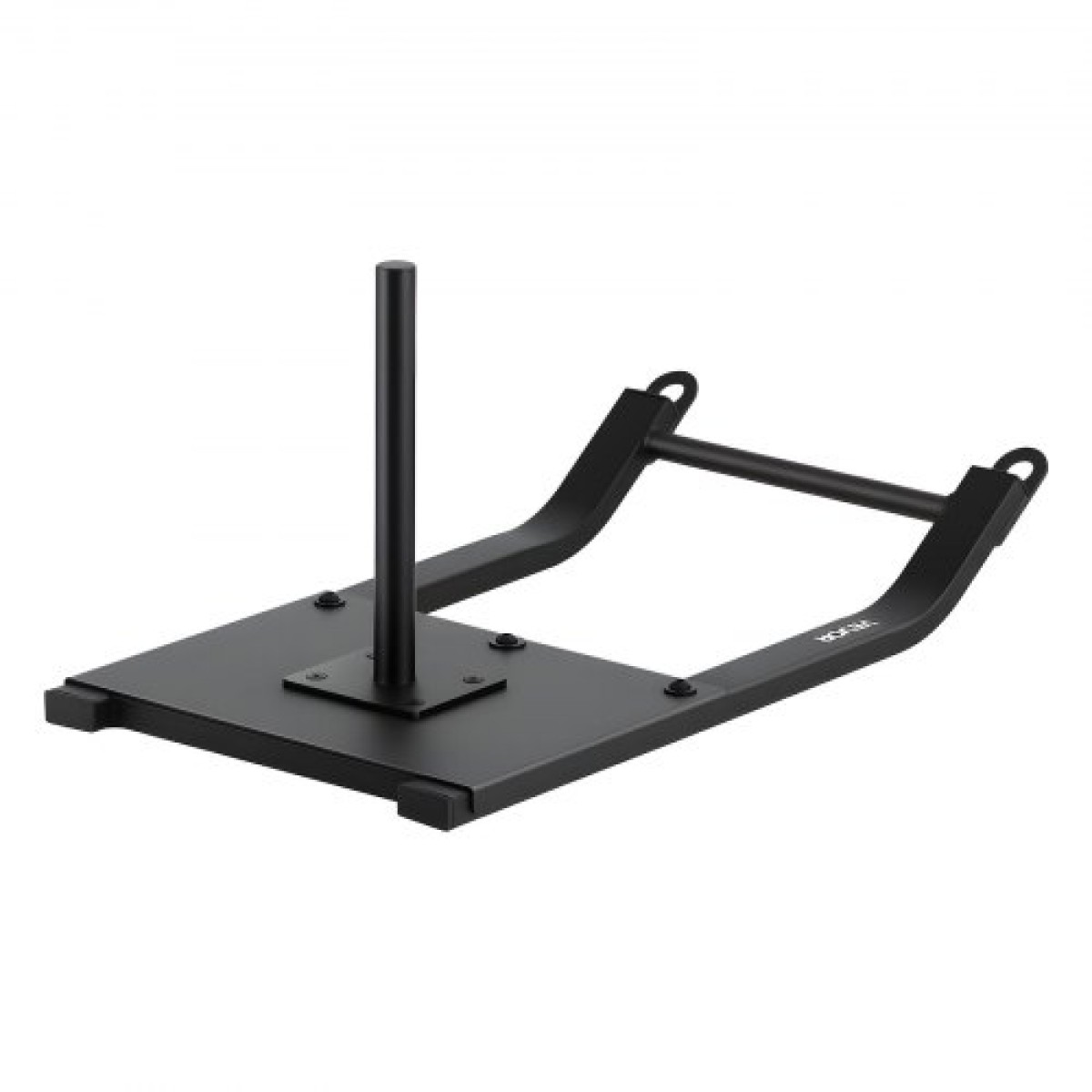 VEVOR Weight Sled, Steel Power Sled, Fitness Strength Training Sleds for Athletic Exercise Improvement Speed, Workout Fitness Equipment with Harness, Συμβατό με πλάκες βάρους 25/51 mm, Μαύρο