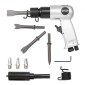 VEVOR Air Hammer, 4500BPM Pneumatic Hammer with Rust Removal Air Needle Scaler & 4PCS Chisels Στρογγυλό στέλεχος, Ελαφρύ και συμπαγές πεπιεσμένο πεπιεσμένο πτερύγιο αέρα σμίλης για κοπή απόξεσης κατεδάφισης