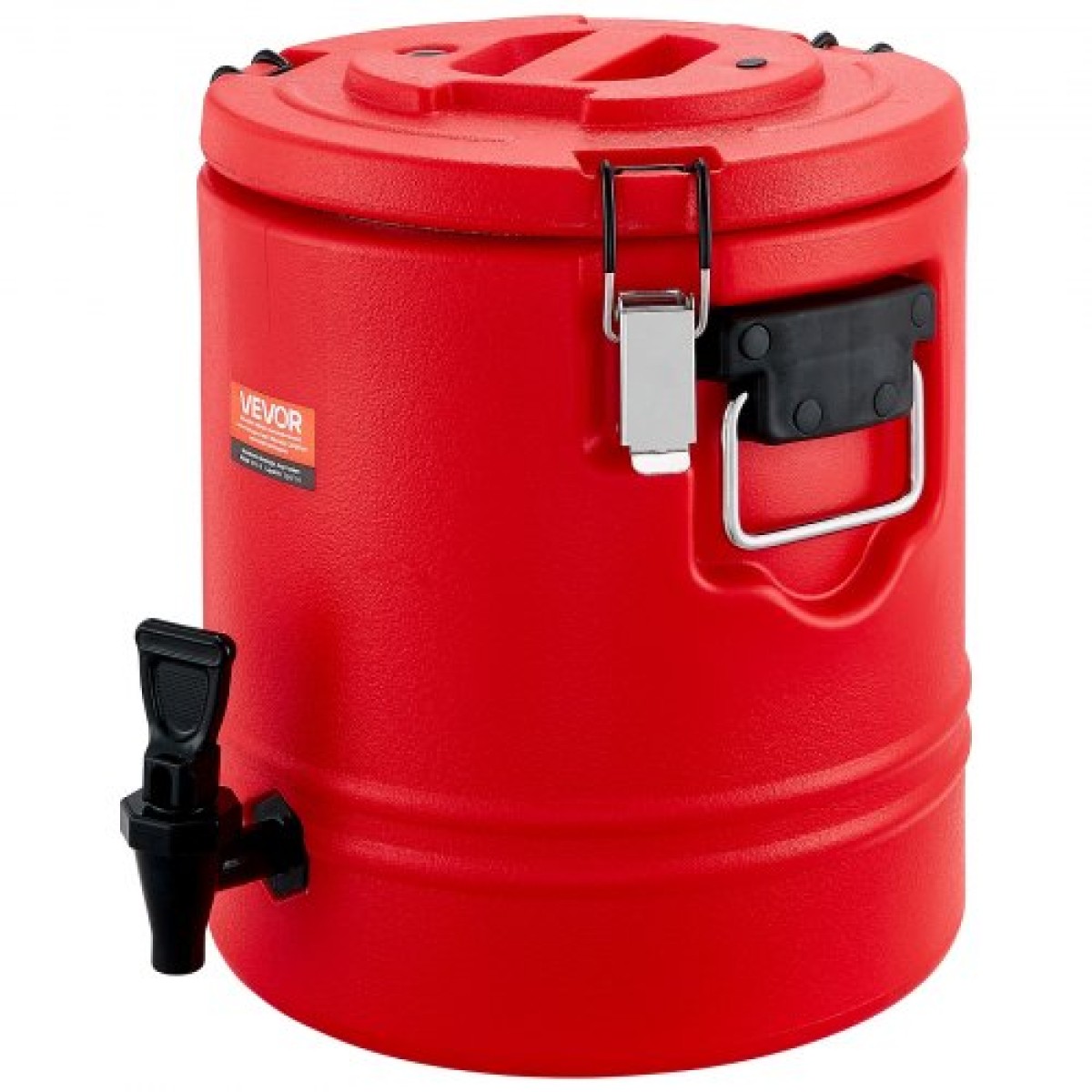 VEVOR μονωμένος διανομέας ποτών, 3 Gal/11,4 λίτρα θερμικός διακομιστής ζεστών και κρύων ροφημάτων με στόμιο, ψυκτική κανάτα ποιότητας τροφίμων με εσωτερικό 304 από ανοξείδωτο χάλυβα, για Εστιατόριο καφέ τσαγιού σε εξωτερικό χώρο