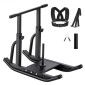 Sled VEVOR Weight Sled, Steel Power Sled, Fitness Training Sleds for Athletic Exercise Implementing Speed, Εξοπλισμός προπόνησης με ρυθμιζόμενη λαβή ύψους, συμβατό με πλάκες βάρους 25/51 mm, μαύρο