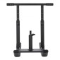 Sled VEVOR Weight Sled, Steel Power Sled, Fitness Training Sleds for Athletic Exercise Implementing Speed, Εξοπλισμός προπόνησης με ρυθμιζόμενη λαβή ύψους, συμβατό με πλάκες βάρους 25/51 mm, μαύρο