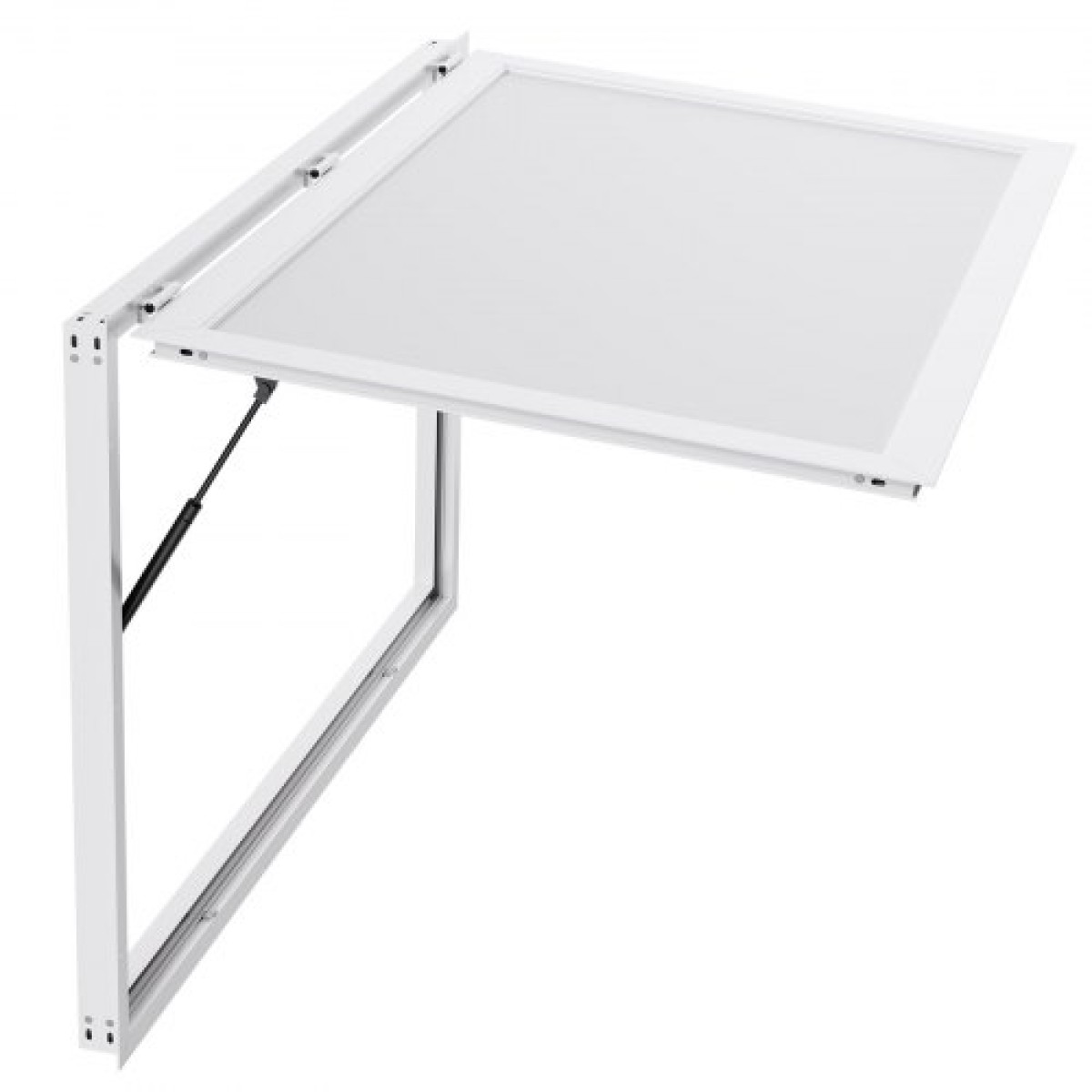 Παράθυρο παραχώρησης VEVOR 152x92 cm, Παράθυρο σέρβις σκελετού από κράμα αλουμινίου για φορτηγό τροφίμων, παράθυρο σερβιρίσματος μέχρι 85 μοιρών με τέντα πόρτα και γάντζο, ανθεκτικό στο νερό της βροχής για τρέιλερ παραχώρησης