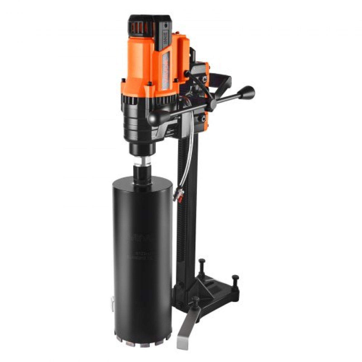 VEVOR Diamond Core Drilling Machine, 20-200 mm Διάμετρος διάτρησης, Stand-Mount Dry and Wet Concrete Drill Rig with 8 Drill Bits, 850 RPM Speed, UNC1 1/4-7 Thread, for Concrete Brick Stone, 3000W