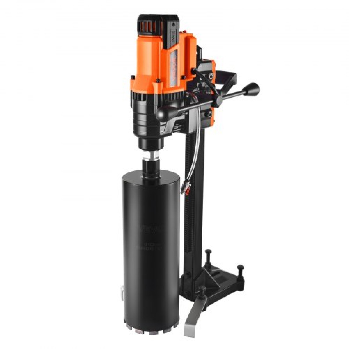 VEVOR Diamond Core Drilling Machine, 20-200 mm Διάμετρος διάτρησης, Stand-Mount Dry and Wet Concrete Drill Rig with 8 Drill Bits, 850 RPM Speed, UNC1 1/4-7 Thread, for Concrete Brick Stone, 3000W