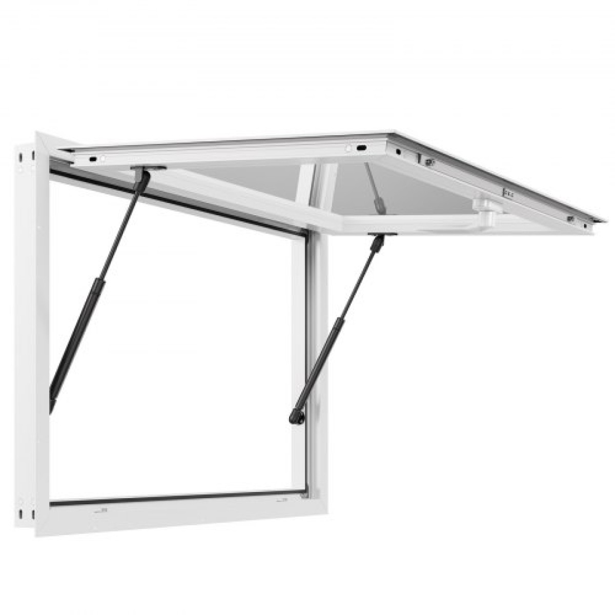 Παράθυρο παραχώρησης VEVOR 92x92 cm, Παράθυρο σέρβις σκελετού από κράμα αλουμινίου για φορτηγό τροφίμων, παράθυρο σερβιρίσματος έως 85 μοιρών με τέντα πόρτα και γάντζο, ανθεκτικό στο νερό της βροχής για ρυμουλκούμενα παραχώρησης