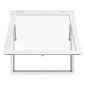 Παράθυρο παραχώρησης VEVOR 92x92 cm, Παράθυρο σέρβις σκελετού από κράμα αλουμινίου για φορτηγό τροφίμων, παράθυρο σερβιρίσματος έως 85 μοιρών με τέντα πόρτα και γάντζο, ανθεκτικό στο νερό της βροχής για ρυμουλκούμενα παραχώρησης