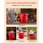 VEVOR Insulated Beverage Dispenser, 8 Gal/30,3L Thermal Pot and Cold Drink Dispenser with Spigot, Food-Grade Cooler Cana with 304 inless Steel Interior, for Tea Coffee Restaurant Outdoor