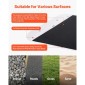 VEVOR Yard Drag Sled, 280 x 101,5 cm, 725 kg έλκηθρο βαρέως τύπου, PE Drag Glider με σχοινιά & καλώδιο έλξης, Μεταφορέας παιχνιδιών διπλής χρήσης για ψάρεμα στον πάγο με καυσόξυλα, Συμβατό με ATVs UTV Τρακτέρ