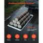 VEVOR Yard Drag Sled, 280 x 101,5 cm, 725 kg έλκηθρο βαρέως τύπου, PE Drag Glider με σχοινιά & καλώδιο έλξης, Μεταφορέας παιχνιδιών διπλής χρήσης για ψάρεμα στον πάγο με καυσόξυλα, Συμβατό με ATVs UTV Τρακτέρ