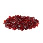 VEVOR Fire Glass, 10 LBS / 4,5 KG Βράχοι τζακιού χωρίς καπνό & ανθεκτικά σε υψηλή θερμοκρασία, 3/4 ιντσών / 19,05 mm Reflektive Firepit Glass Rock, High Luster Stone Landscaping for Fire Pit Table, κόκκινο