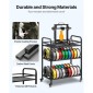 Ράφι αποθήκευσης νήματος VEVOR 3D Printer, ράφι αποθήκευσης βαρέως τύπου 3 επιπέδων, βάσεις στήριξης κυλιόμενων νημάτων με ρόδες, νήματα οργανωμένα για σταθμό τρισδιάστατης εκτύπωσης, γραφείο, εργαστήριο (μόνο σε ράφι)