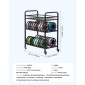 Ράφι αποθήκευσης νήματος VEVOR 3D Printer, ράφι αποθήκευσης βαρέως τύπου 3 επιπέδων, βάσεις στήριξης κυλιόμενων νημάτων με ρόδες, νήματα οργανωμένα για σταθμό τρισδιάστατης εκτύπωσης, γραφείο, εργαστήριο (μόνο σε ράφι)