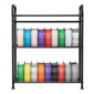 Ράφι αποθήκευσης νήματος VEVOR 3D Printer, ράφι αποθήκευσης βαρέως τύπου 3 επιπέδων, βάσεις στήριξης κυλιόμενων νημάτων με ρόδες, νήματα οργανωμένα για σταθμό τρισδιάστατης εκτύπωσης, γραφείο, εργαστήριο (μόνο σε ράφι)
