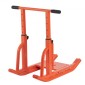 VEVOR Weight Sled, Steel Power Sled, Fitness Training Sleds for Athletic Exercise Improvement Speed, Εξοπλισμός προπόνησης με ρυθμιζόμενη λαβή ύψους, συμβατό με πλάκες βάρους 25/51 mm, πορτοκαλί