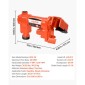 Αντλία μεταφοράς καυσίμου VEVOR, 12V DC 76 L/min (20 GPM) 186W (1/4 HP) Αντλία ντίζελ, αντλίες εξαγωγής με χειροκίνητο ακροφύσιο, σωλήνα εκκένωσης και σωλήνα αναρρόφησης, για βενζίνη, ντίζελ, κηροζίνη, μείγματα αιθανόλης-μεθανόλης και βιολογικά
