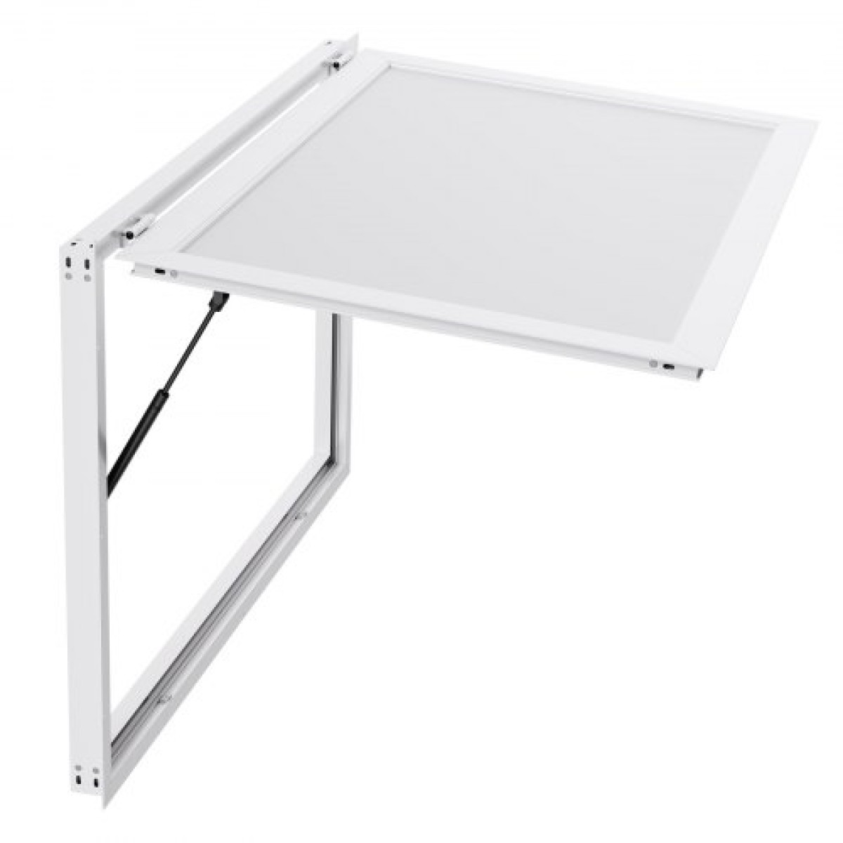 Παράθυρο παραχώρησης VEVOR 135x84 cm, Παράθυρο σέρβις σκελετού από κράμα αλουμινίου για φορτηγό τροφίμων, παράθυρο σερβιρίσματος έως 85 μοιρών με τέντα πόρτα και γάντζο, ανθεκτικό στο νερό της βροχής για τρέιλερ παραχώρησης