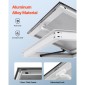 Παράθυρο παραχώρησης VEVOR 135x84 cm, Παράθυρο σέρβις σκελετού από κράμα αλουμινίου για φορτηγό τροφίμων, παράθυρο σερβιρίσματος έως 85 μοιρών με τέντα πόρτα και γάντζο, ανθεκτικό στο νερό της βροχής για τρέιλερ παραχώρησης