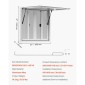 Παράθυρο παραχώρησης VEVOR 92x92 cm, Παράθυρο σέρβις από κράμα αλουμινίου για φορτηγό τροφίμων, παράθυρο σερβιρίσματος έως 85 μοιρών με 4 συρόμενα παράθυρα, τέντα πόρτα και γάντζο, για ρυμουλκούμενα παραχώρησης