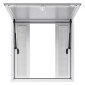 Παράθυρο παραχώρησης VEVOR 92x92 cm, Παράθυρο σέρβις από κράμα αλουμινίου για φορτηγό τροφίμων, παράθυρο σερβιρίσματος έως 85 μοιρών με 4 συρόμενα παράθυρα, τέντα πόρτα και γάντζο, για ρυμουλκούμενα παραχώρησης