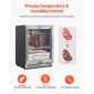 Ψυγείο ξηρής παλαίωσης VEVOR 45 KG για μπριζόλες, Ψυγείο Dry Ager για κρέας με ακριβή έλεγχο θερμοκρασίας & υγρασίας, Μηχανή παλαίωσης βοδινού ελεύθερου και κάτω από πάγκο για οικιακή κουζίνα Εστιατόριο Ξενοδοχείο