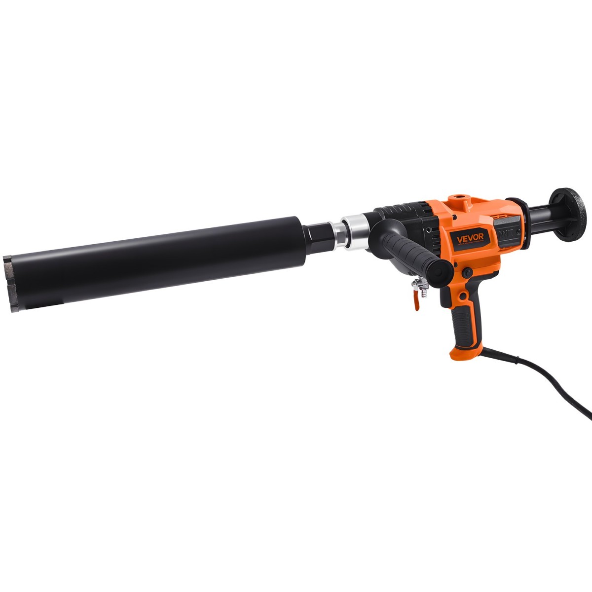 VEVOR Diamond Core Drilling Machine, 20-160 mm Diameter Drilling, Handheld Dry and Wet Concrete Core Drill Rig with 4 Drill Bits, 0-1800RPM Variable Speed, UNC1 1/4-7, for Concrete Brick Stone, 2000W